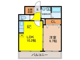 ハ－ヴェストⅢの物件間取画像